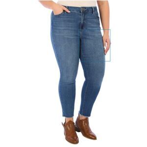 d. Jeans Stretch High Rise Skinny Raw Hem Ankle Jeans Women's 16W